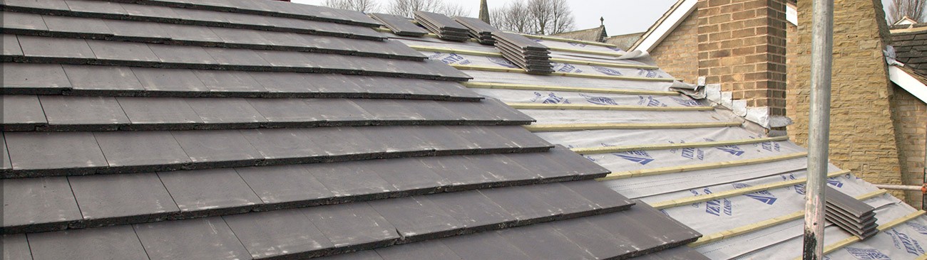 Slate roofing